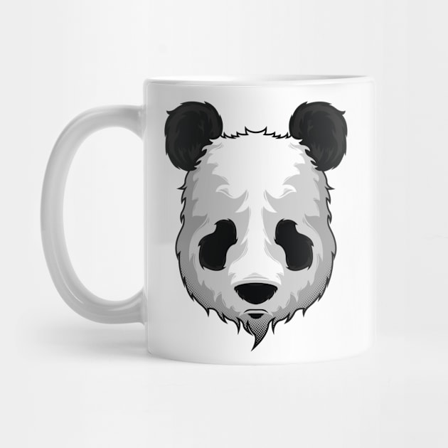 Wild Animal Panda Vector by mybeautypets